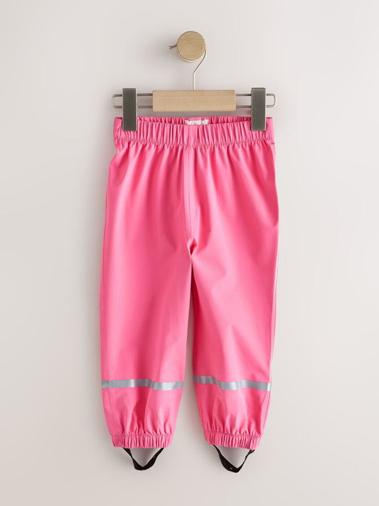 Pink Waterproof Trousers (9mths-10yrs) image 1