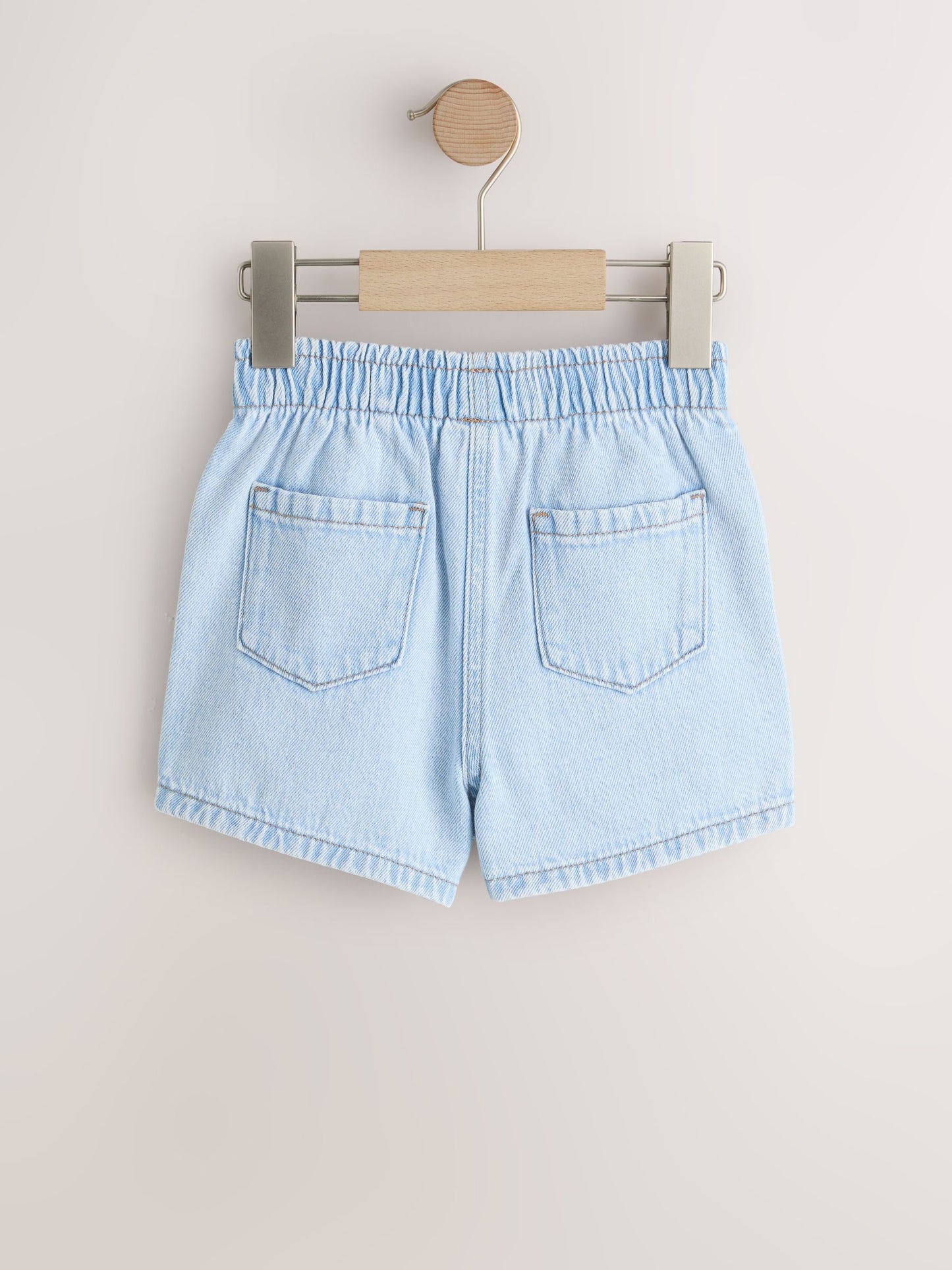 Dsiney Kidz - Mid Blue & Dark Blue Denim Pull On Shorts 2 Pack (3mths-10yrs) image 6