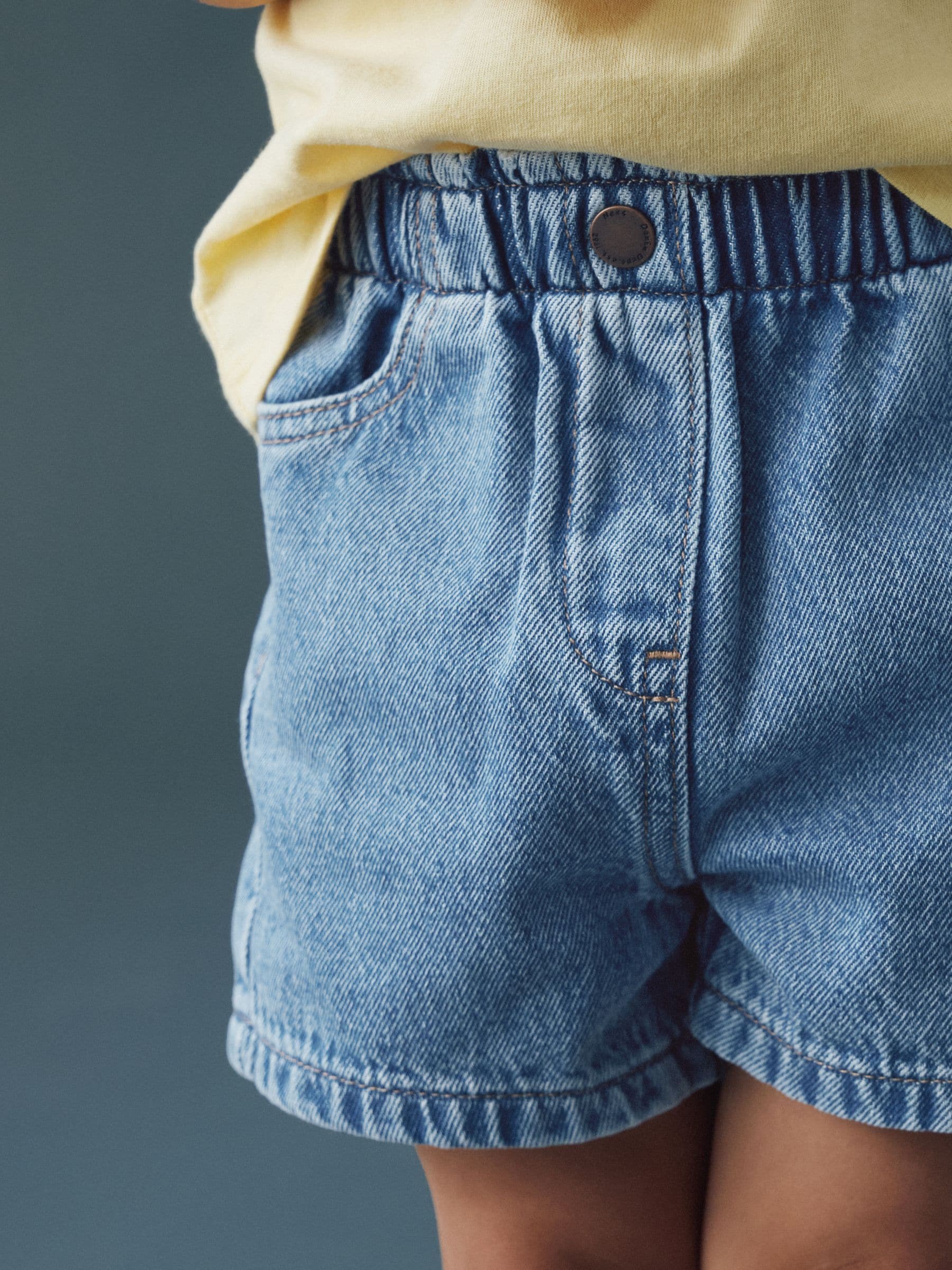 Dsiney Kidz - Mid Blue Pull On Denim Shorts (3mths-10yrs) image 3