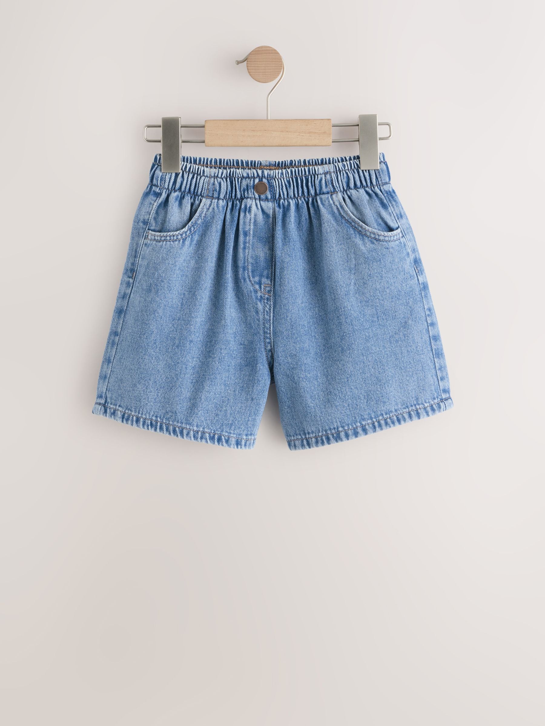 Dsiney Kidz - Mid Blue Pull On Denim Shorts (3mths-10yrs) image 4