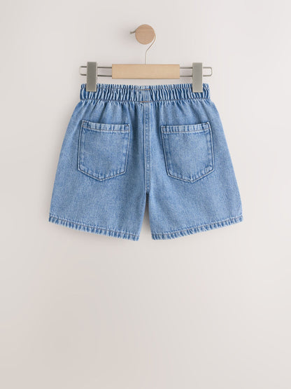 Dsiney Kidz - Mid Blue Pull On Denim Shorts (3mths-10yrs) image 5