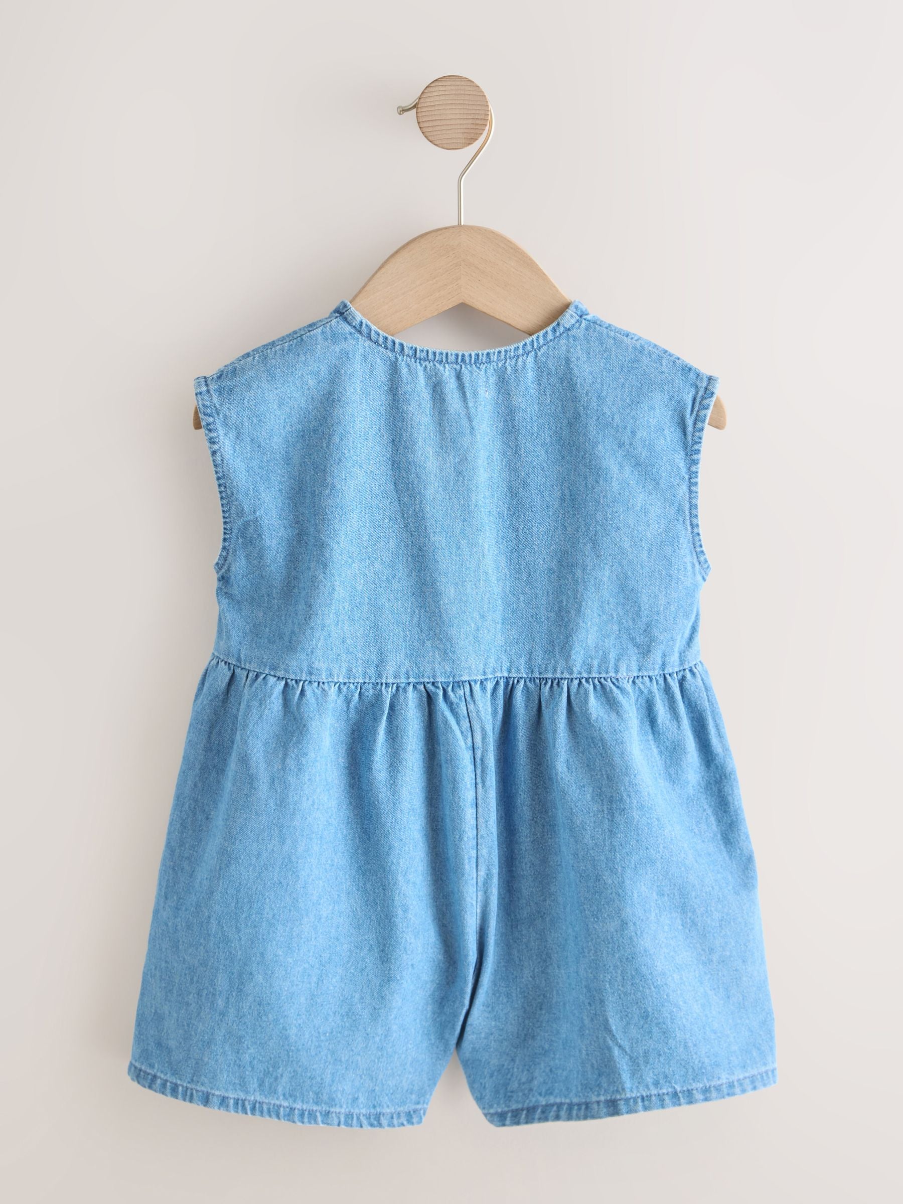 Dsiney Kidz - Blue Denim Sleeveless Playsuit (3mths-7yrs) image 7