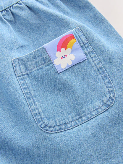 Dsiney Kidz - Blue Denim Sleeveless Playsuit (3mths-7yrs) image 9
