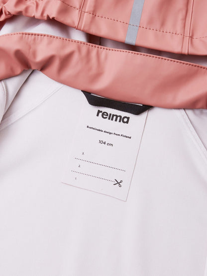 Dsiney Kidz - Reima Pink Waterproof Raincoat Lampi image 5