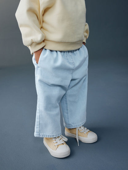 Dsiney Kidz - Light Wash Wide Leg Jeans (3mths-7yrs) image 1