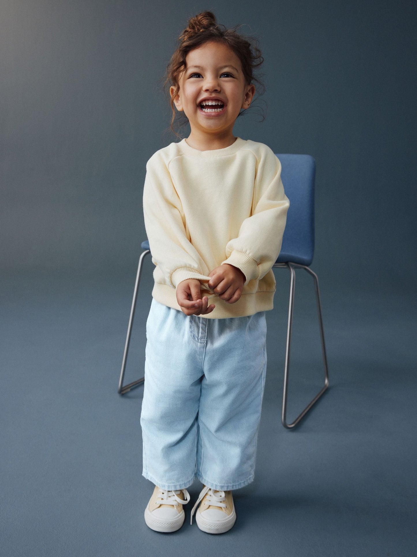 Dsiney Kidz - Light Wash Wide Leg Jeans (3mths-7yrs) image 2