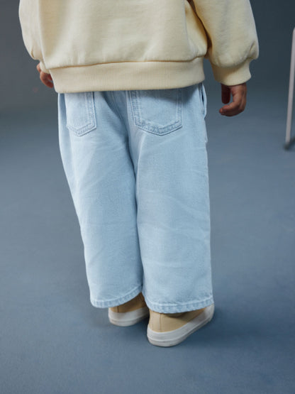 Dsiney Kidz - Light Wash Wide Leg Jeans (3mths-7yrs) image 4