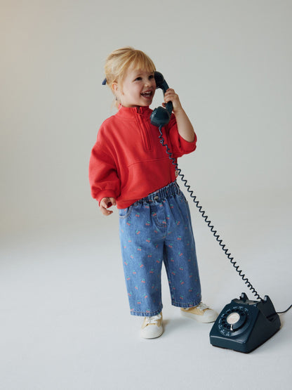 Dsiney Kidz - Cherry Print Wide Leg Jeans (3mths-7yrs) image 2