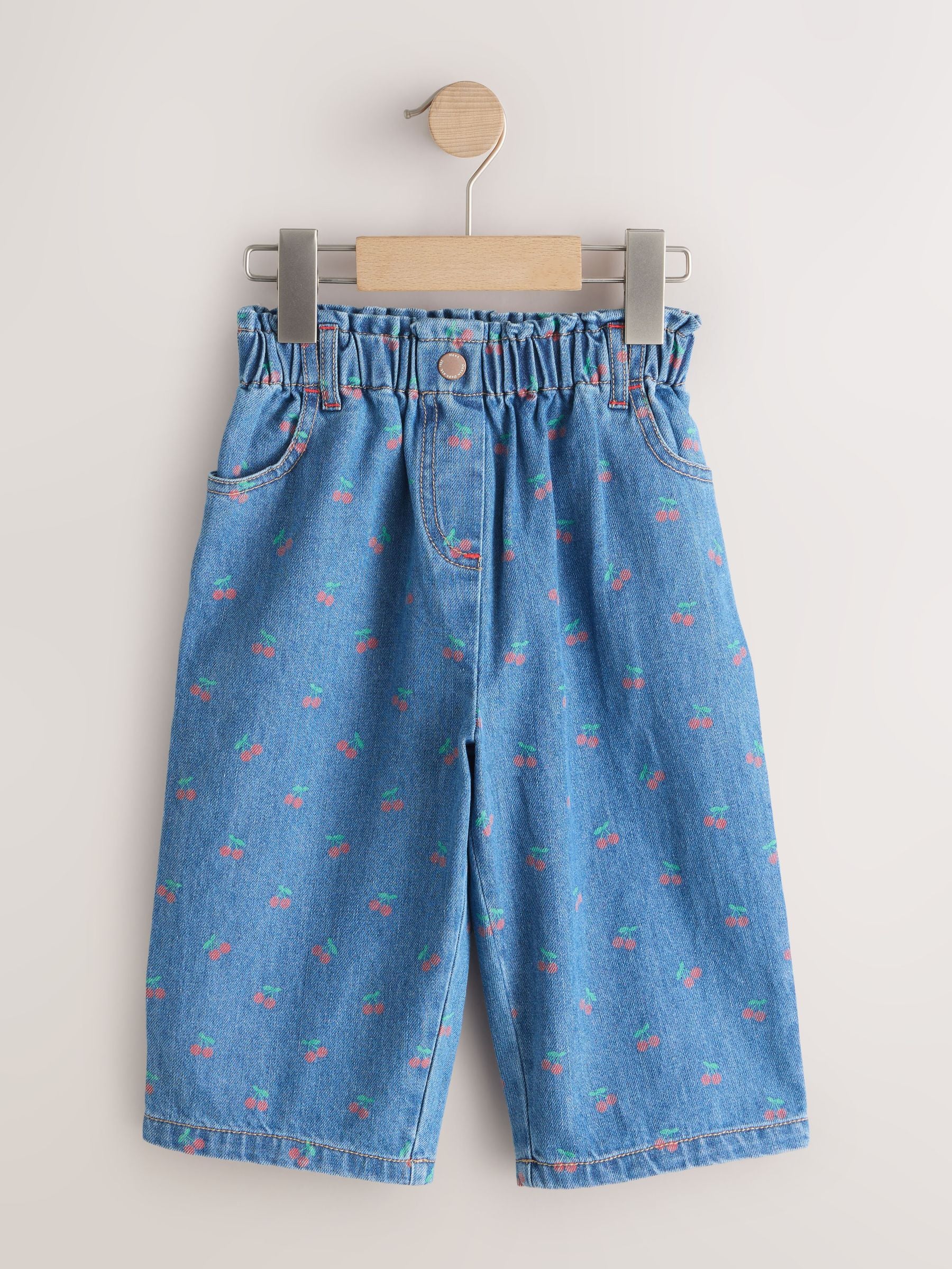 Dsiney Kidz - Cherry Print Wide Leg Jeans (3mths-7yrs) image 5