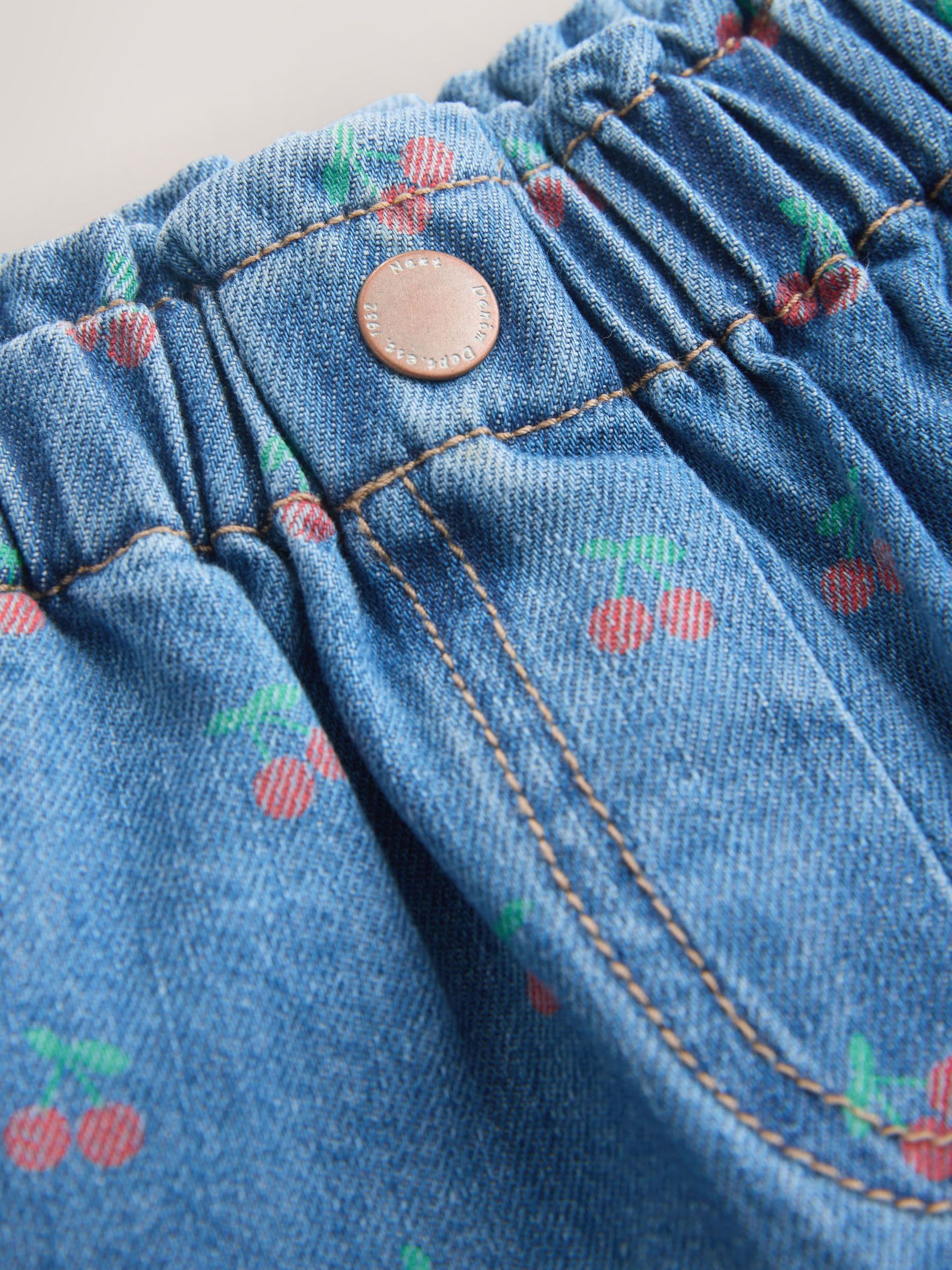 Dsiney Kidz - Cherry Print Wide Leg Jeans (3mths-7yrs) image 8