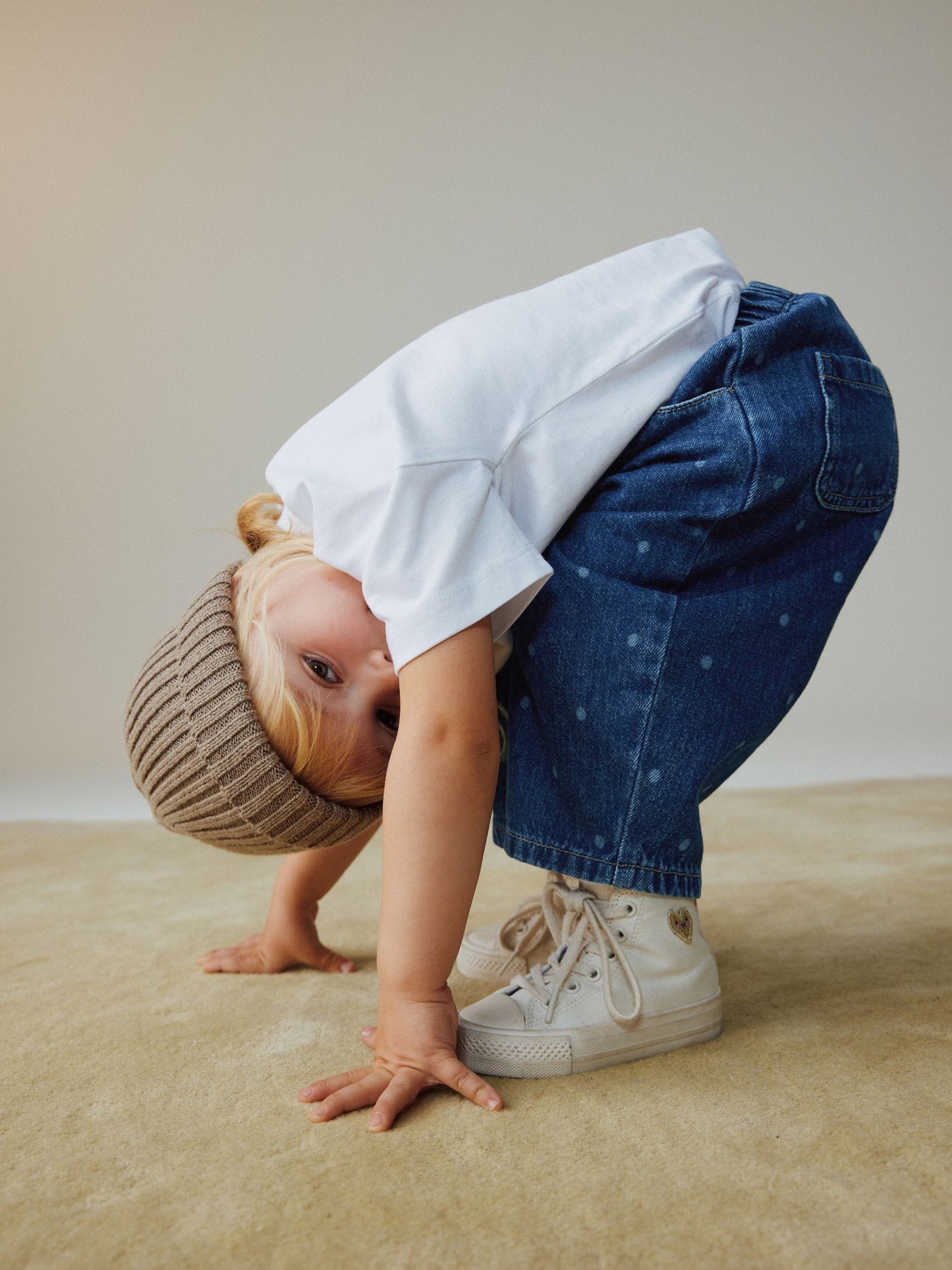 Dsiney Kidz - Blue Spot Pullon Barrel Jeans (3mths-7yrs) image 4