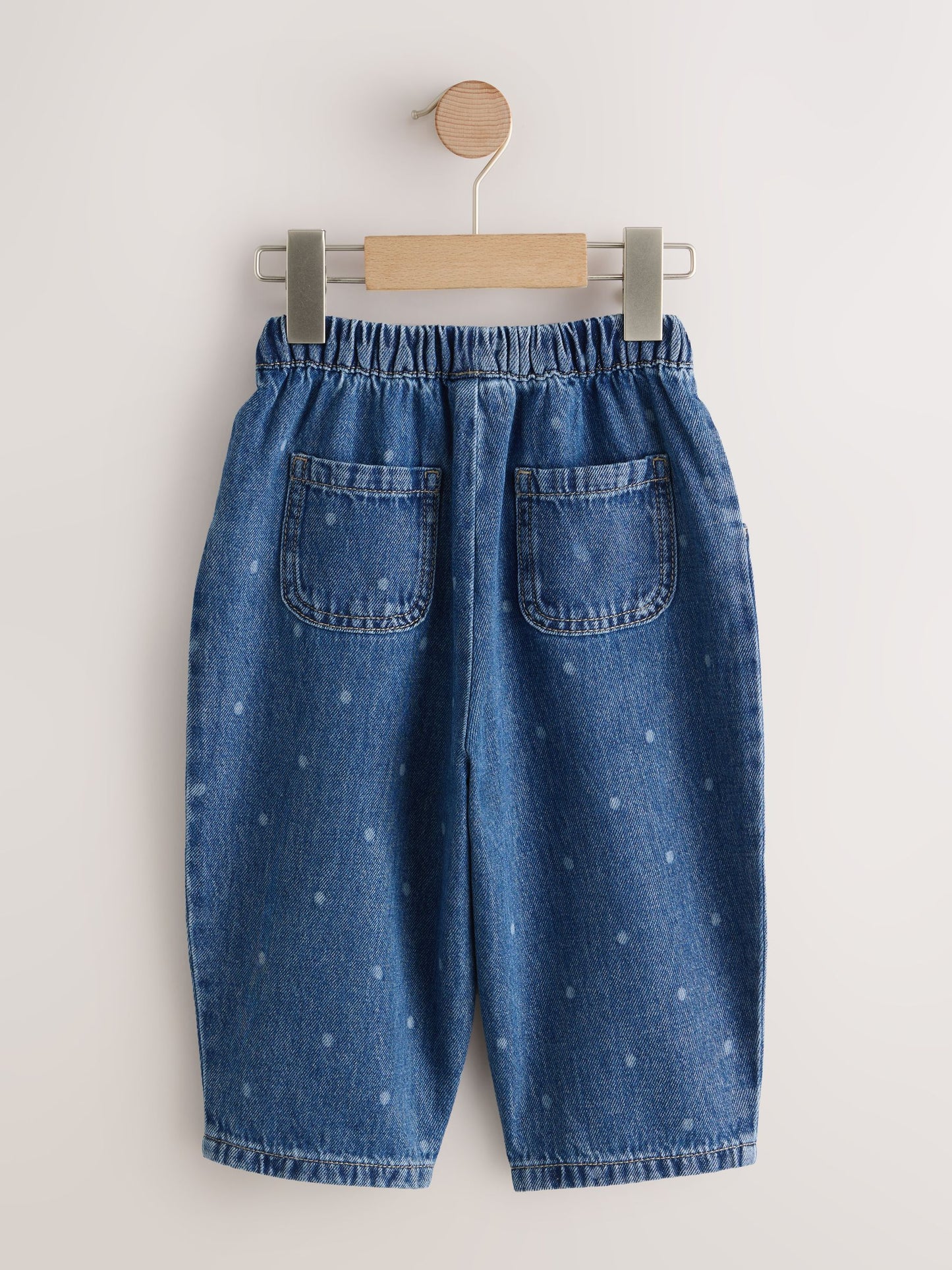 Dsiney Kidz - Blue Spot Pullon Barrel Jeans (3mths-7yrs) image 6