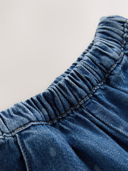 Dsiney Kidz - Blue Spot Pullon Barrel Jeans (3mths-7yrs) image 8