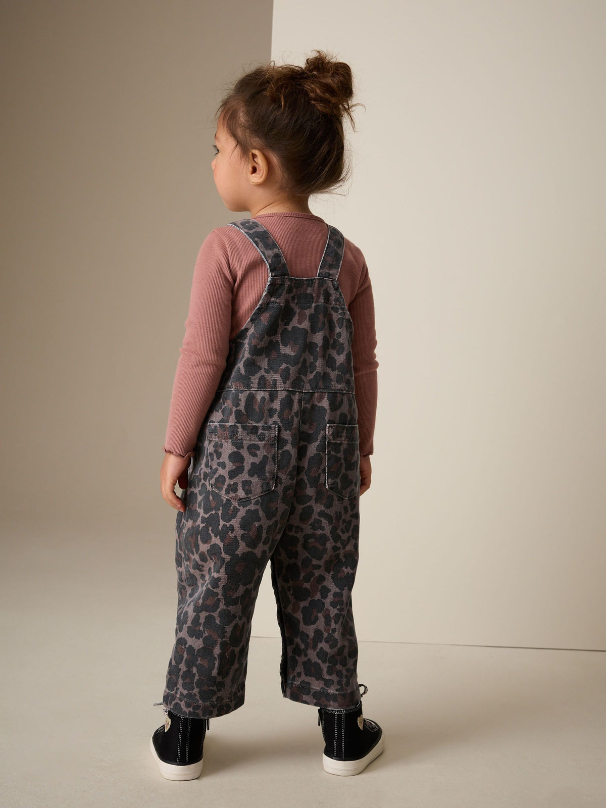 Dsiney Kidz - Animal Print Denim Dungarees (3mths-7yrs) image 3