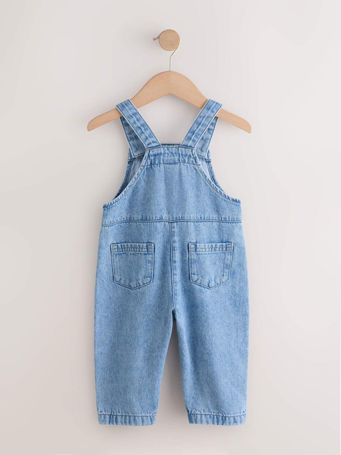 Mid Blue Denim Dungarees (3mths-7yrs) image 4