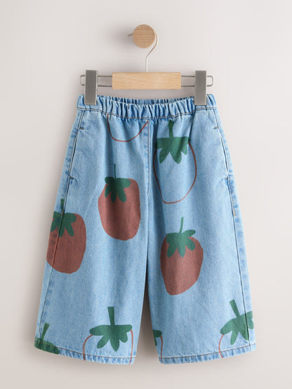 Mid Blue Tomato Printed Jeans (3mths-7yrs) image 5