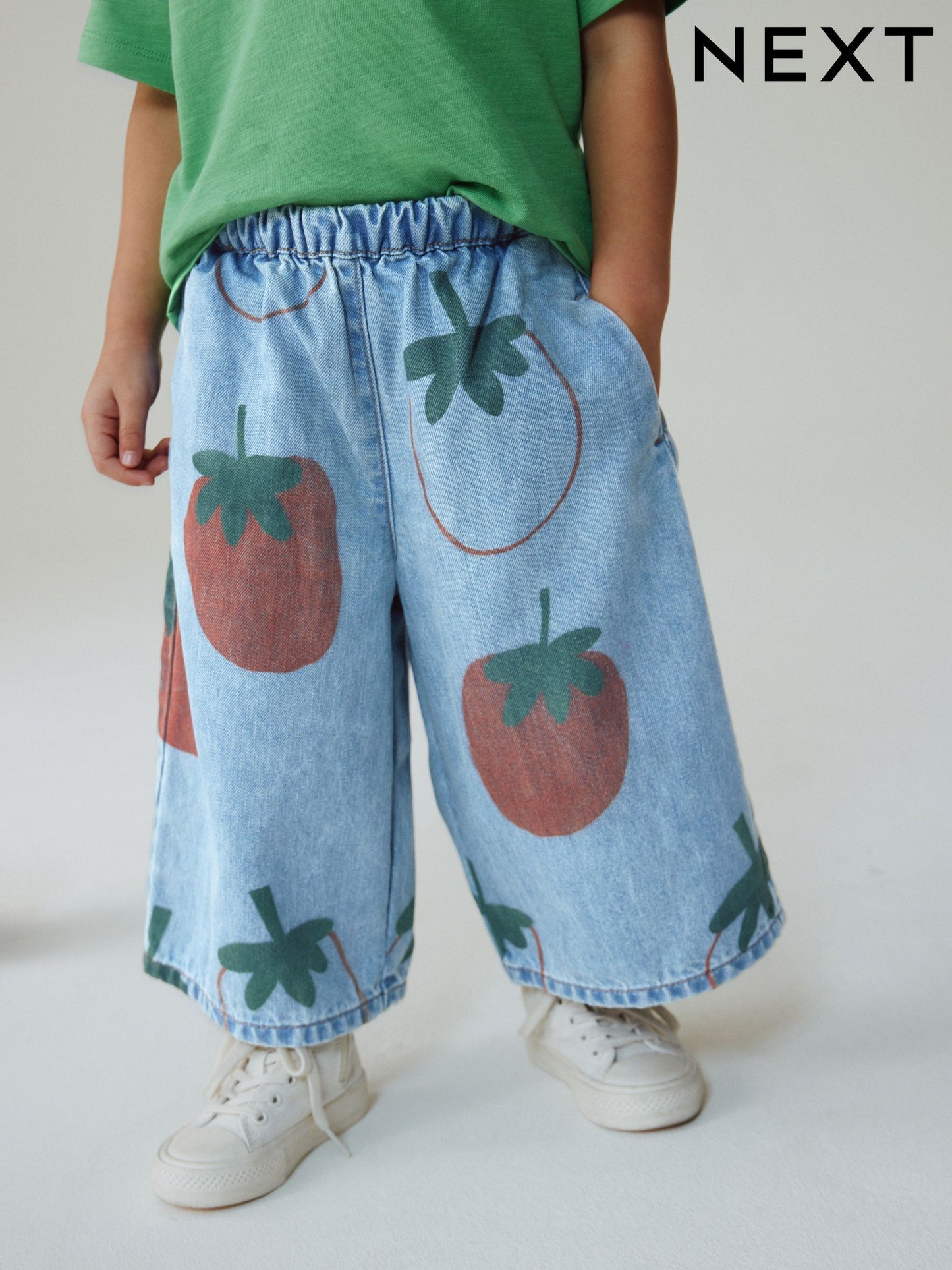 Mid Blue Tomato Printed Jeans (3mths-7yrs) image 9