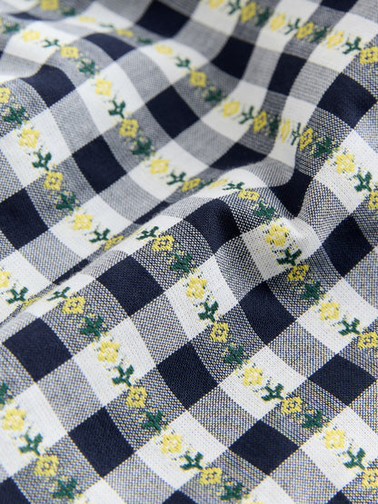 Black/White Floral Gingham Trousers (3mths-7yrs) image 7