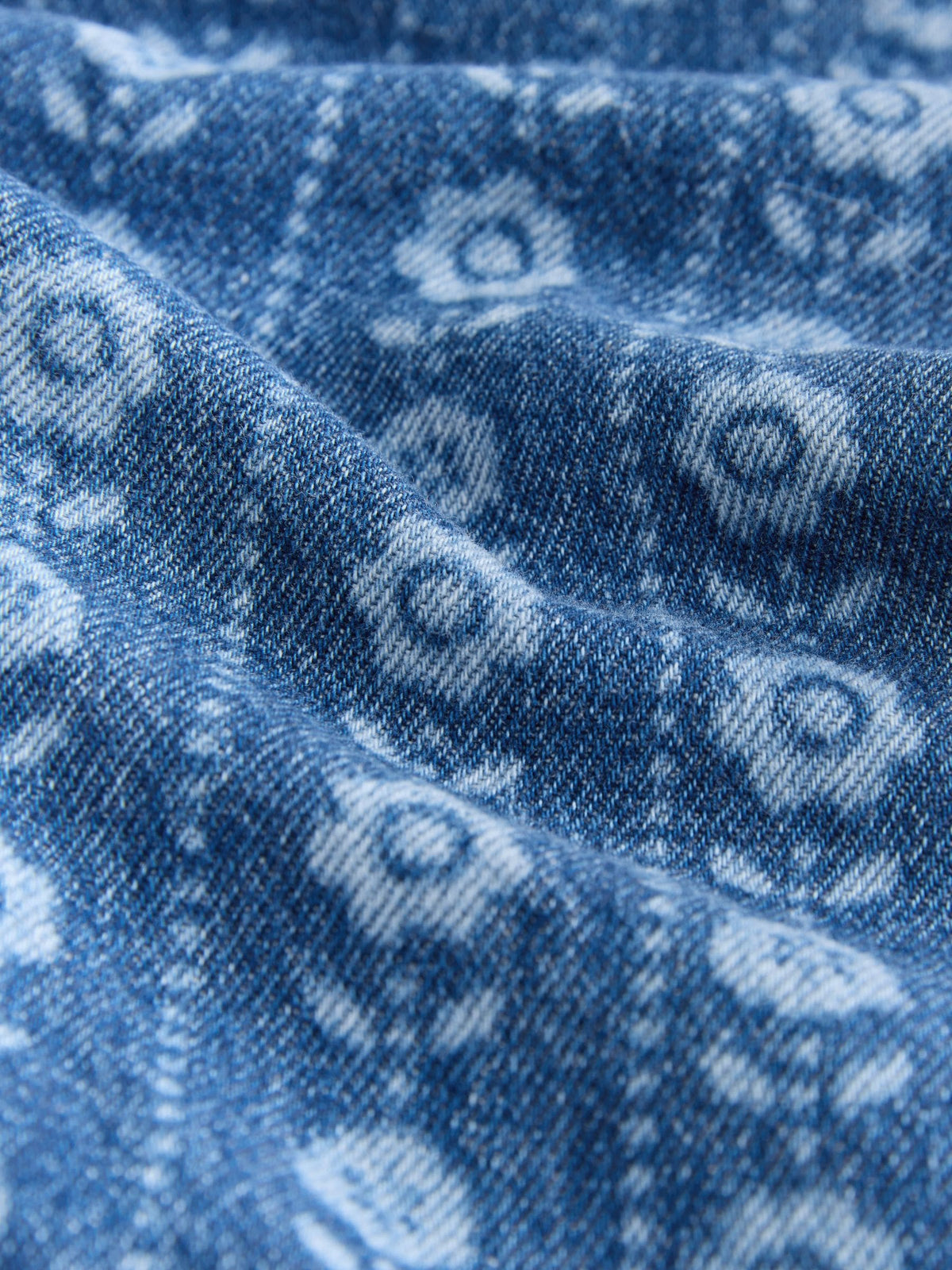 Mid Blue Floral Print Dungarees (3mths-7yrs) image 7