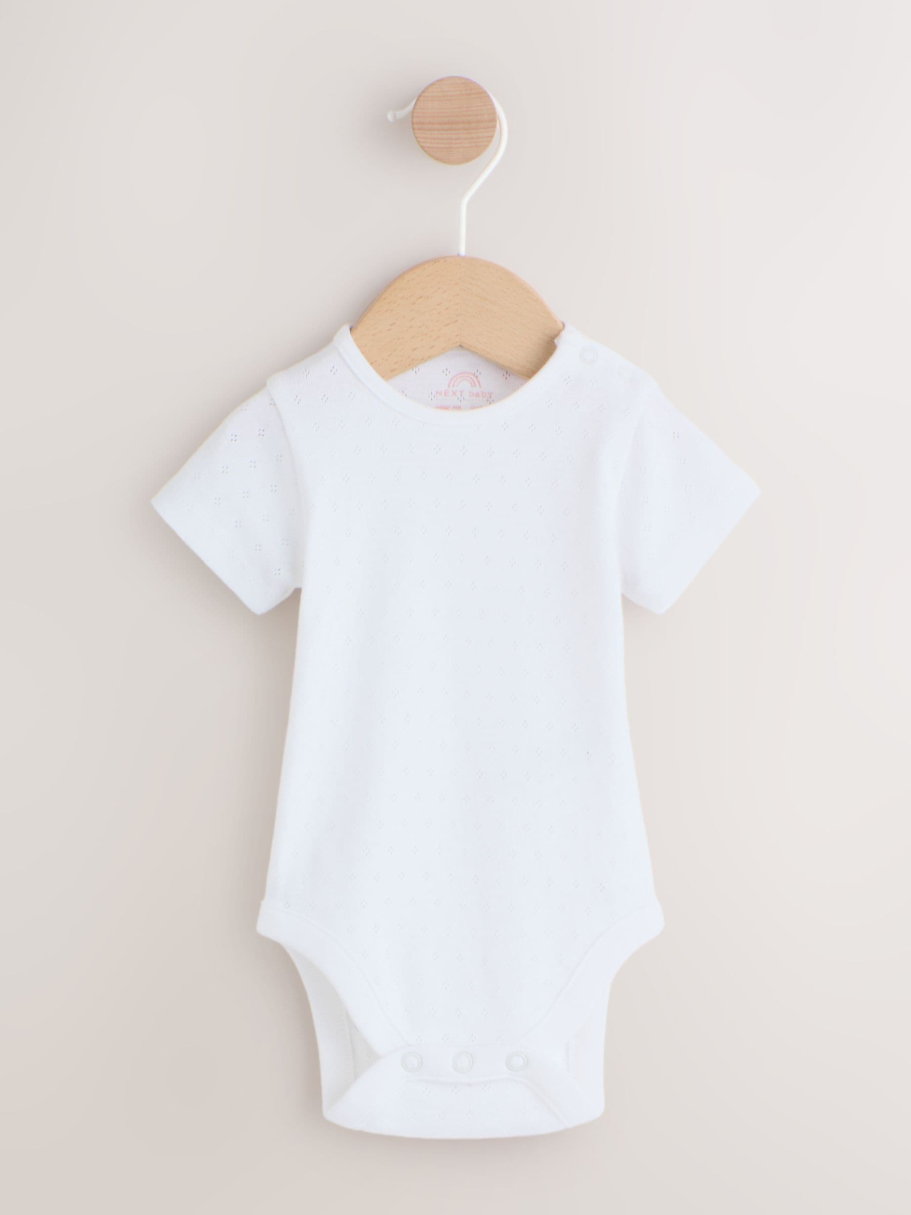 Pink Check Baby Dungarees and Bodysuits Set 2 Piece (0mths-2yrs) image 6