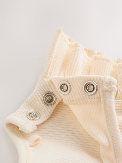 Yellow Ditsy Baby Jersey Dungarees and Bodysuits Set 2 Piece (0mths-3yrs) image 5