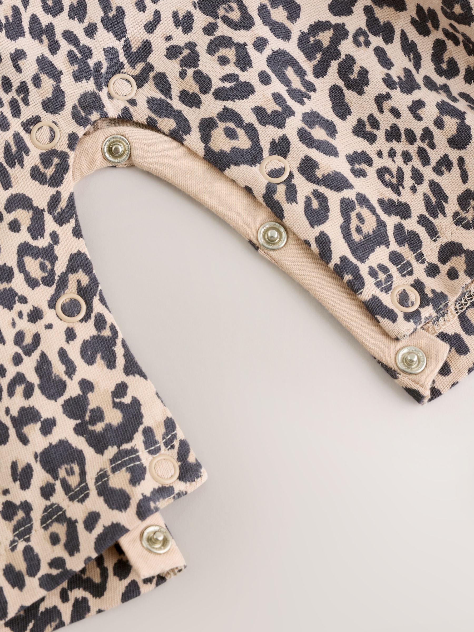 Leopard Print Baby Jersey Dungarees and Bodysuits Set 2 Piece (0mths-3yrs) image 3