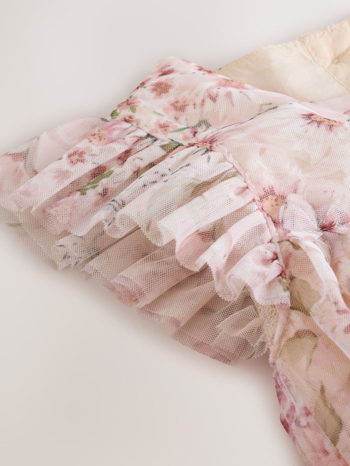 Dsiney Kidz - Pink Floral Baby Mesh Dress (0mths-2yrs) image 6