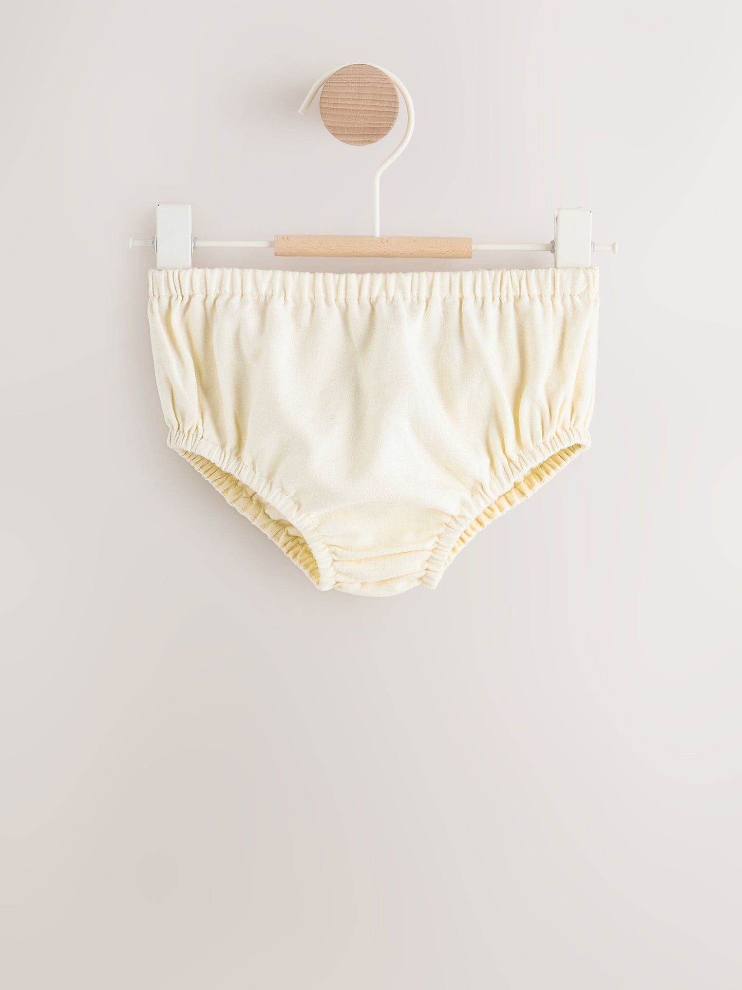 Cream Baby Embroidered Long Sleeve Dress and Knickers Set 2 Piece (0mths-2yrs) image 2
