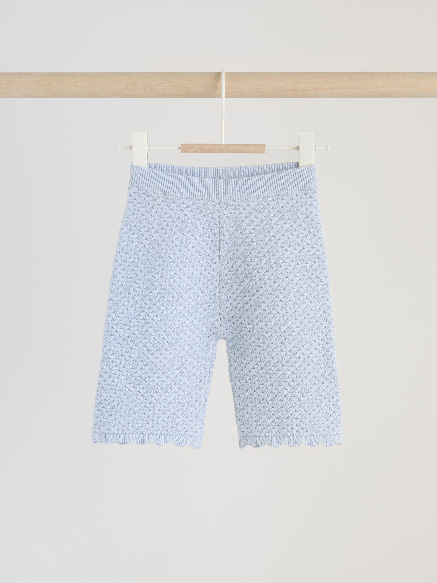 Blue Baby Knitted Top and Leggings Set 2 Piece (0mths-2yrs) image 5
