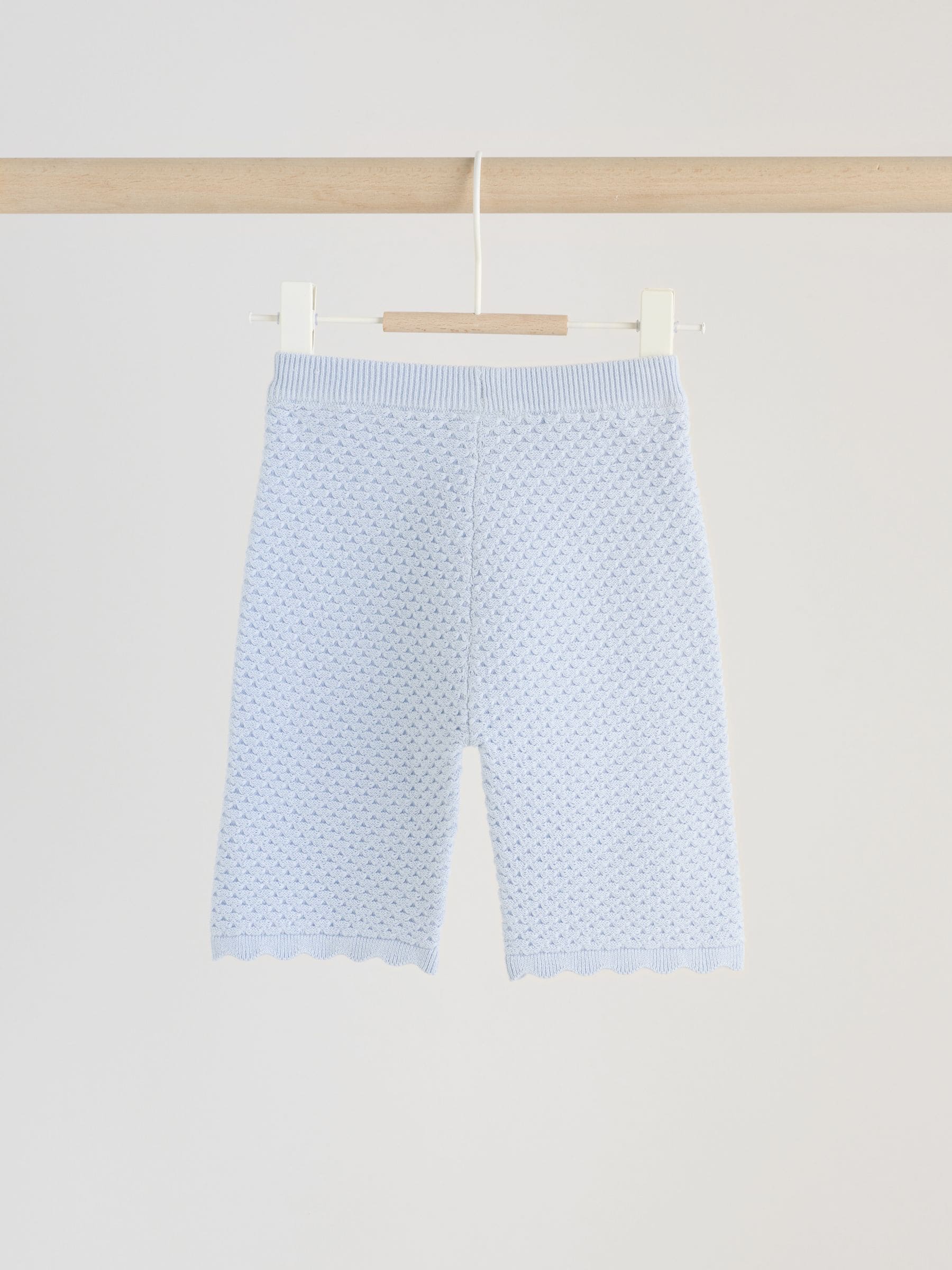 Blue Baby Knitted Top and Leggings Set 2 Piece (0mths-2yrs) image 6