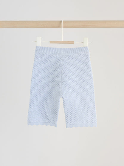 Blue Baby Knitted Top and Leggings Set 2 Piece (0mths-2yrs) image 6