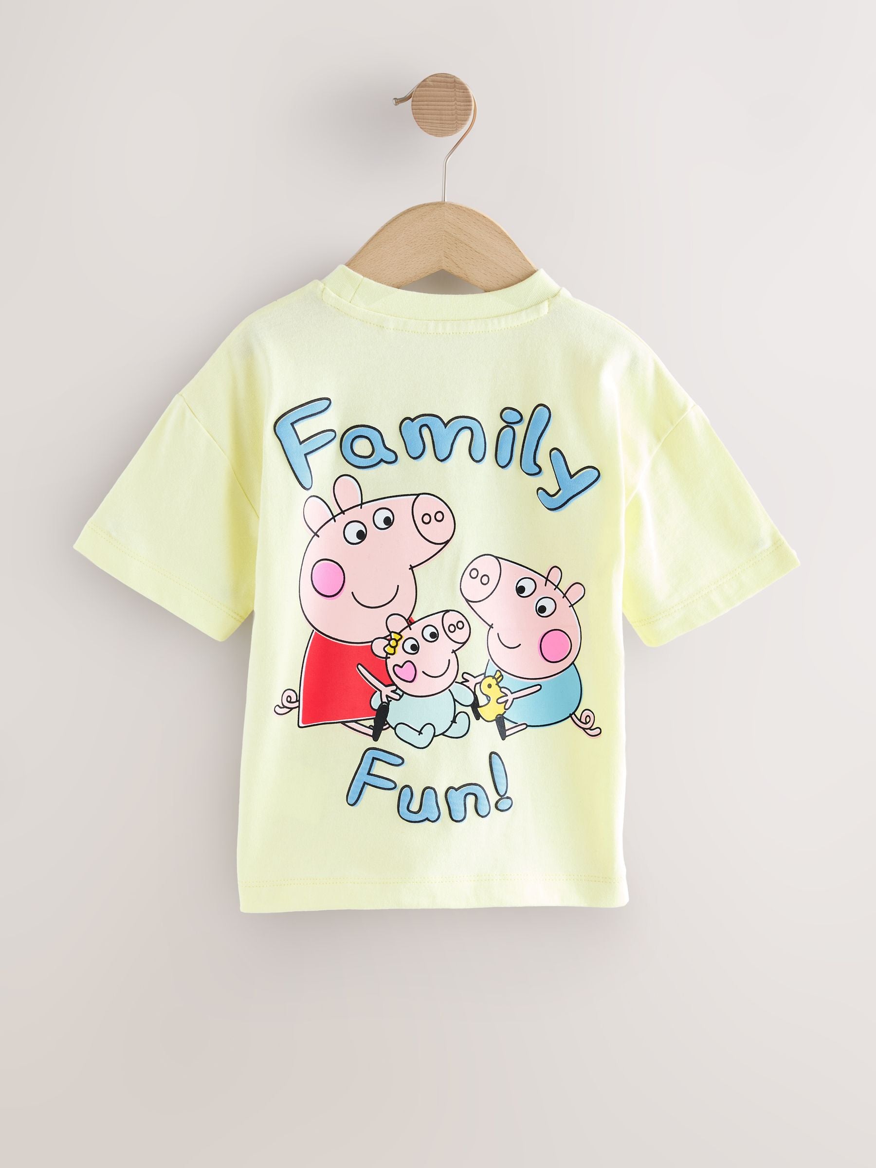 Yellow Peppa Pig Short Sleeve T-Shirt (3mths-7yrs) image 2