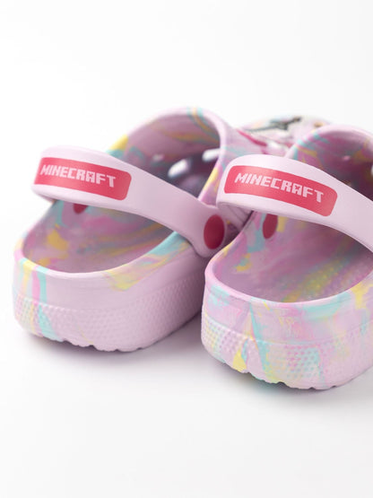 Vanilla Underground Purple Girls Minecraft Clogs image 3