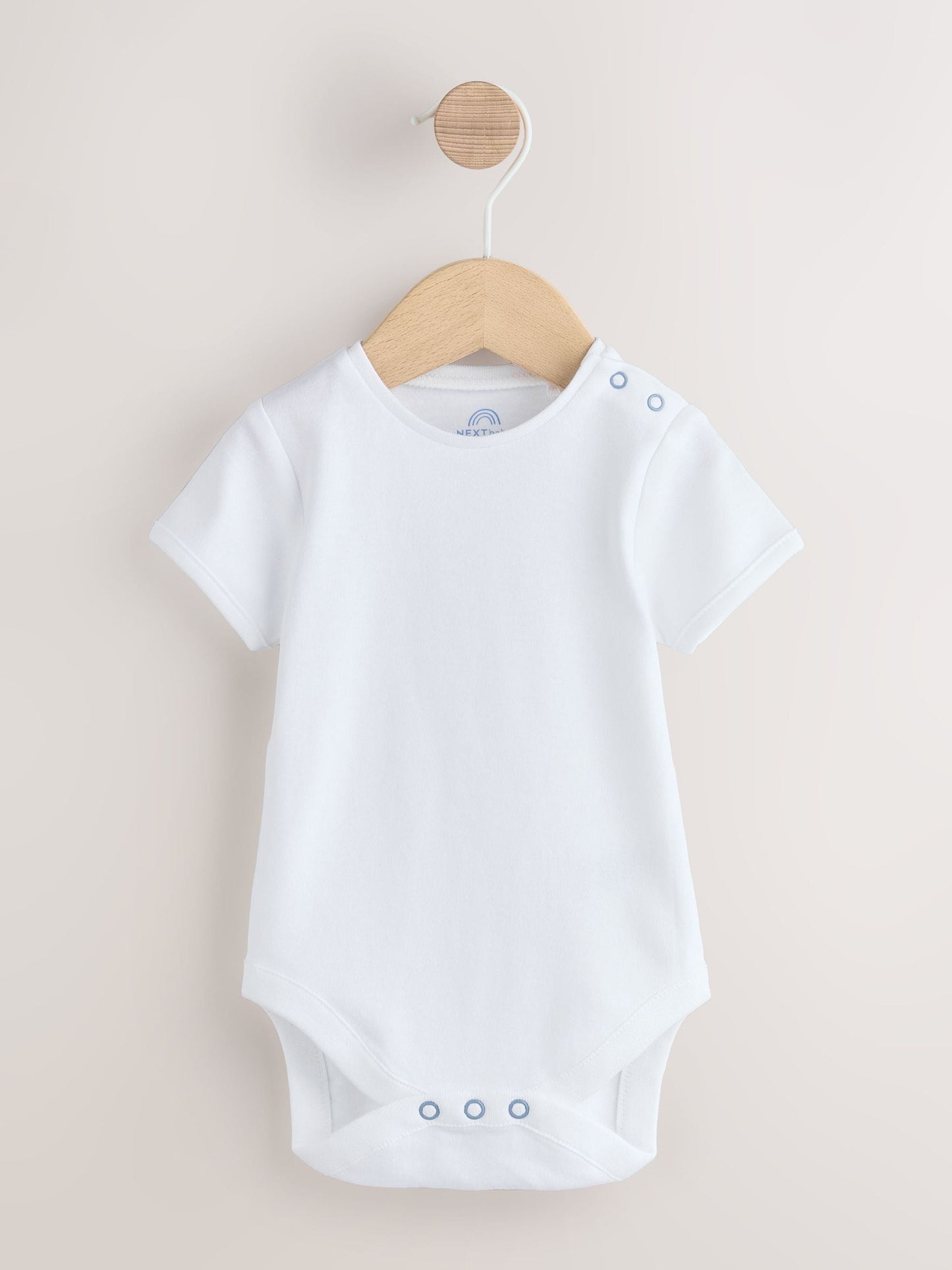 Blue Stripe Woven Dungaree and Bodysuit Baby Set (0mths-2yrs) image 2