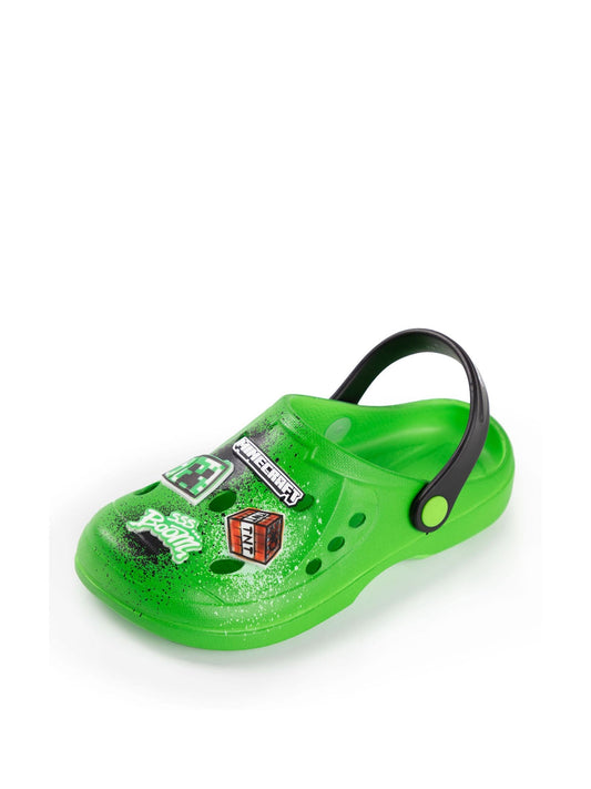 Vanilla Underground Green Boys Minecraft Clogs image 2
