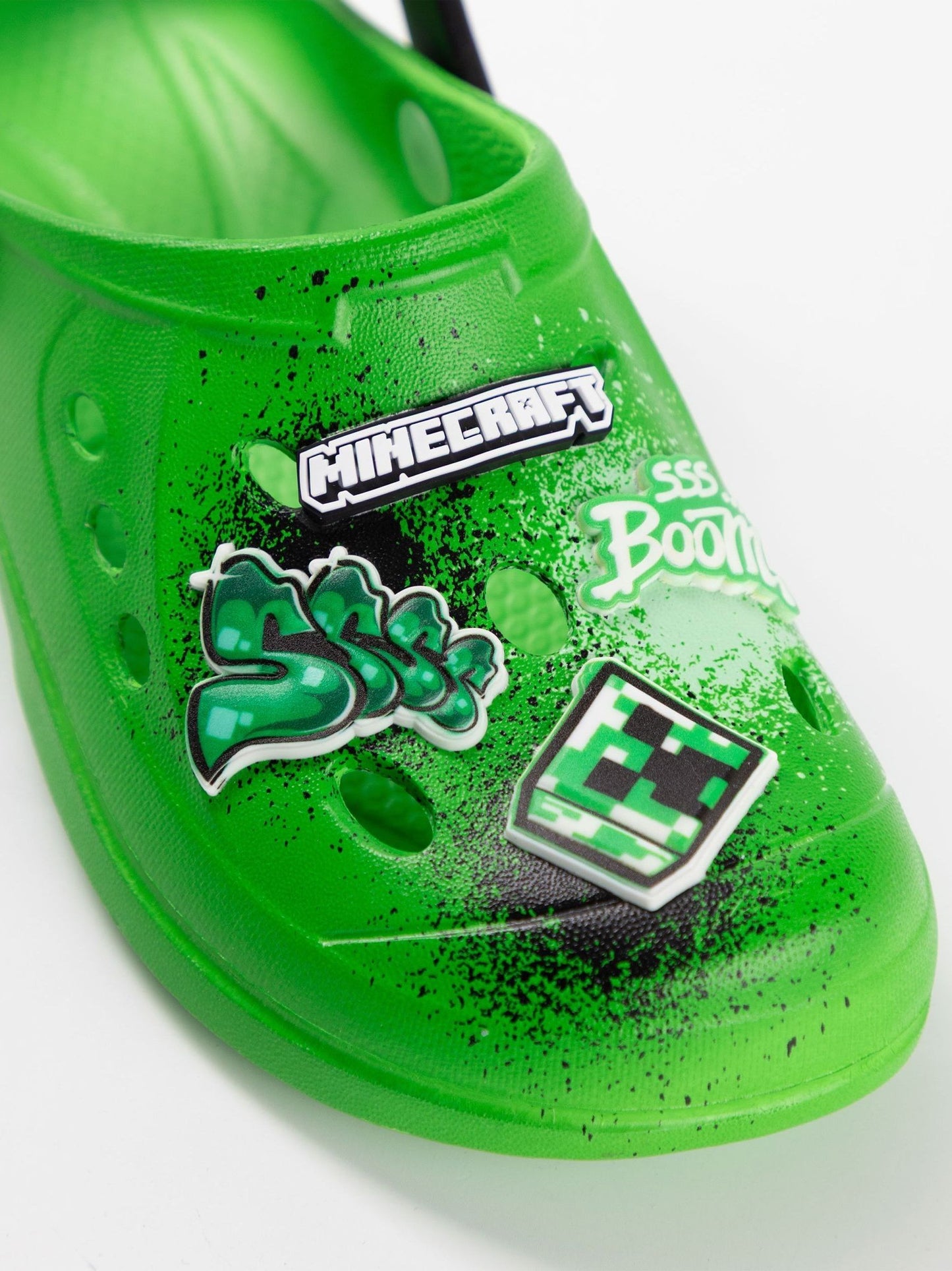 Vanilla Underground Green Boys Minecraft Clogs image 3