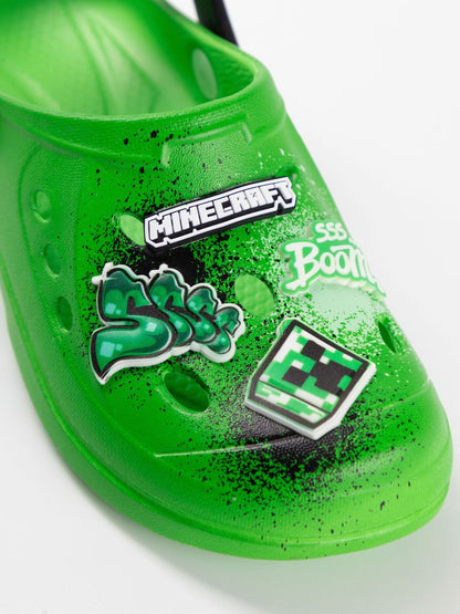Vanilla Underground Green Boys Minecraft Clogs image 3