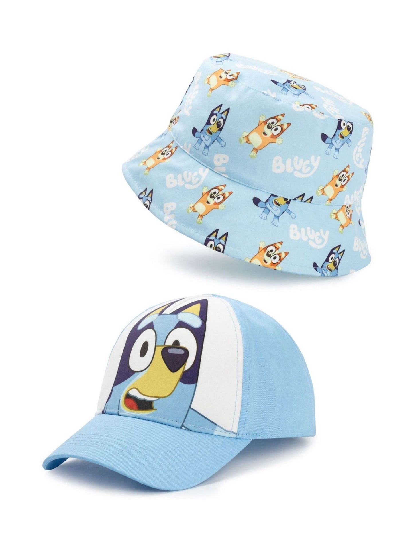 Dsiney Kidz - Vanilla Underground Blue Kids Bluey Bucket Hat & Cap Set image 1