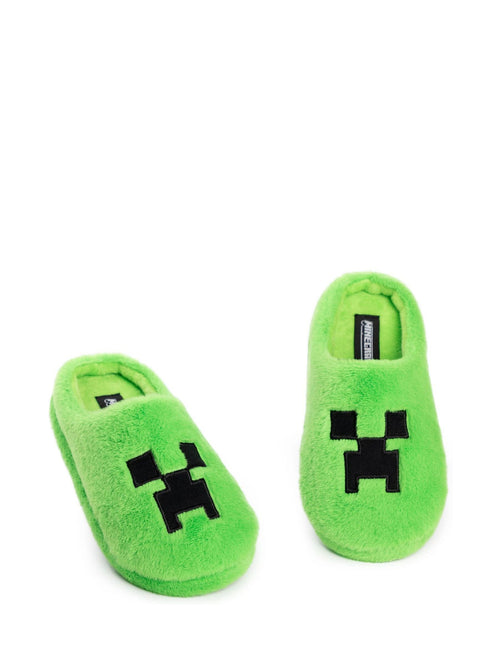 Vanilla Underground Green Boys Minecraft Mule Slippers image 1