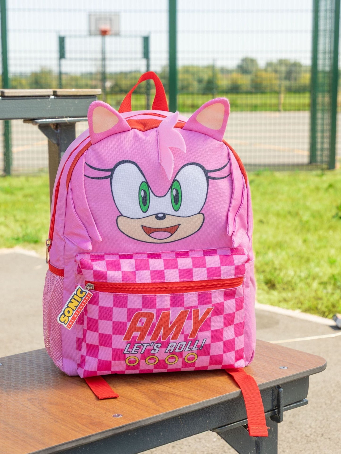 Vanilla Underground Pink Kids Sonic The Hedgehog Amy Backpack image 1