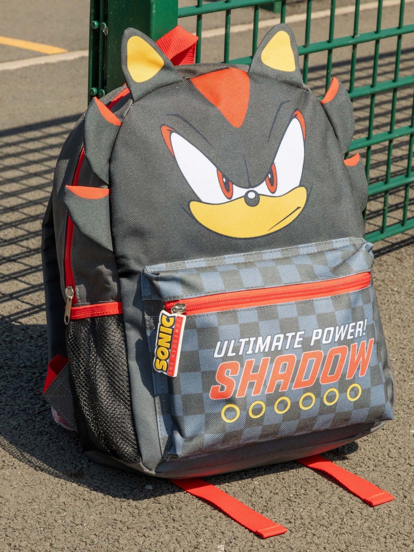 Vanilla Underground Grey Kids Sonic the Hedgehog Shadow Grey Backpack image 1