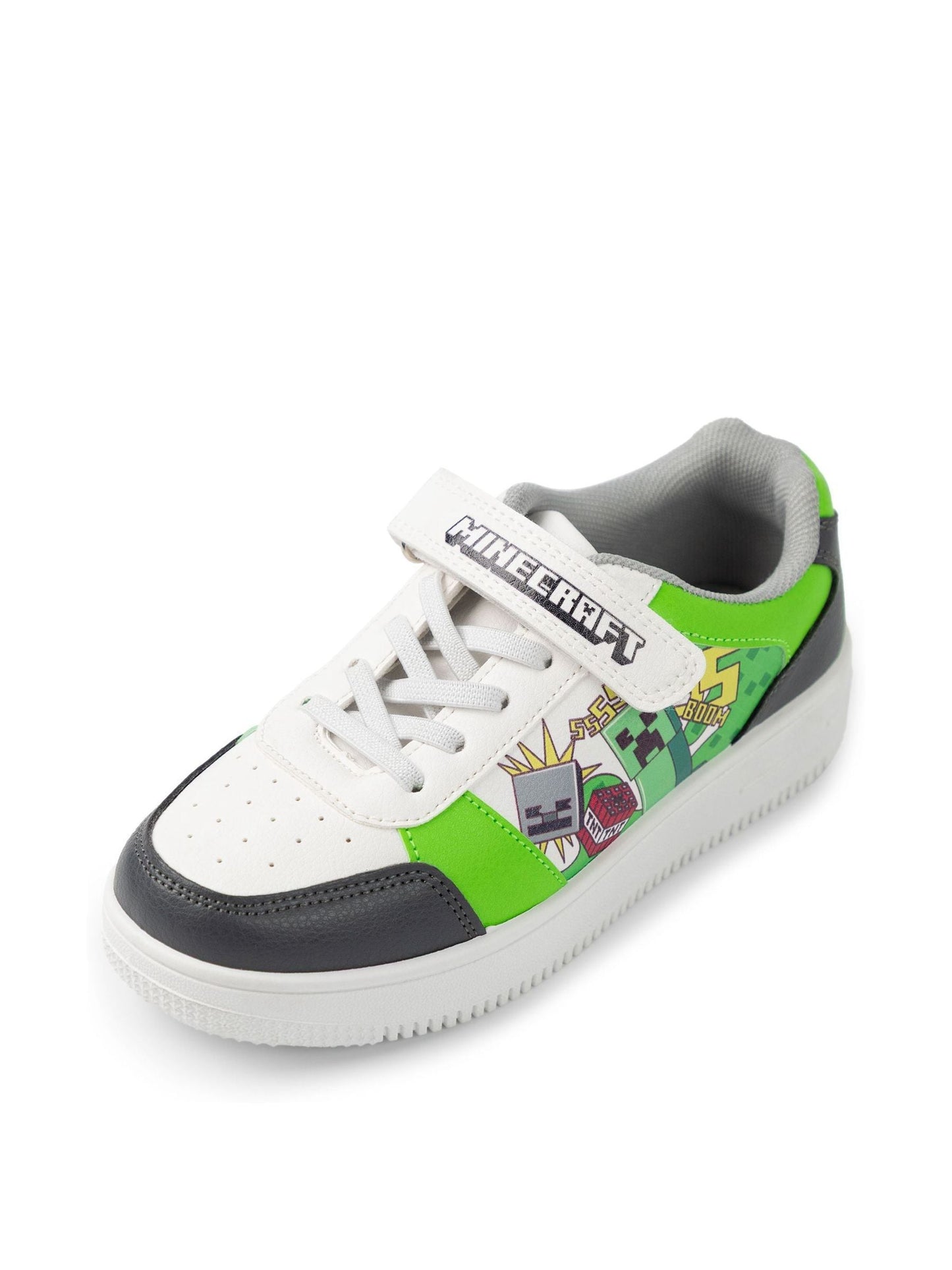 Dsiney Kidz - Vanilla Underground White Minecraft Touch Fastening Trainers image 2