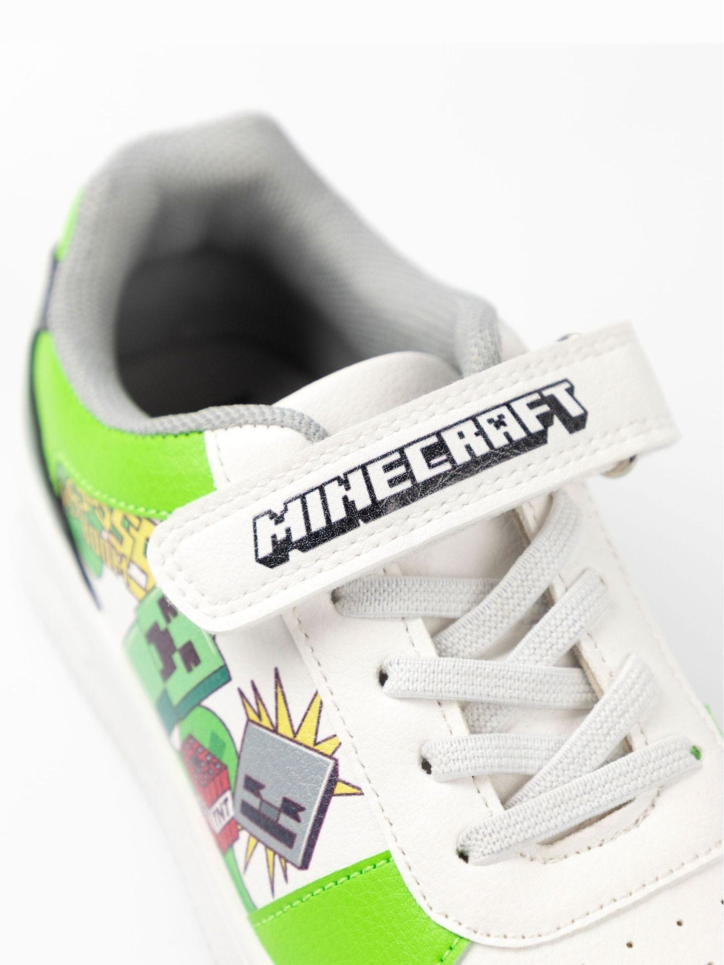 Dsiney Kidz - Vanilla Underground White Minecraft Touch Fastening Trainers image 5