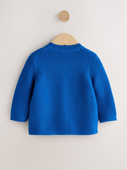 Dsiney Kidz - Blue Embroidered Cherry Cardigan (0mths-2yrs) image 2