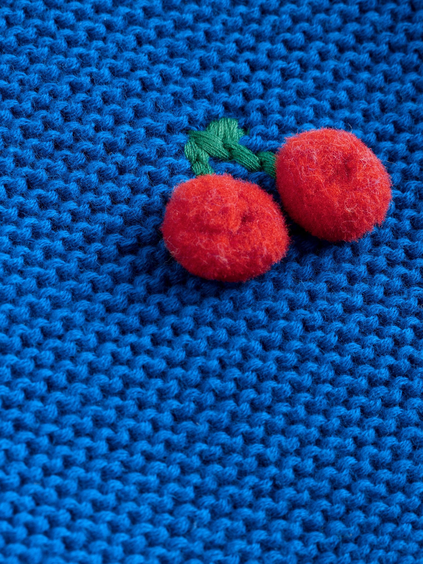 Dsiney Kidz - Blue Embroidered Cherry Cardigan (0mths-2yrs) image 7