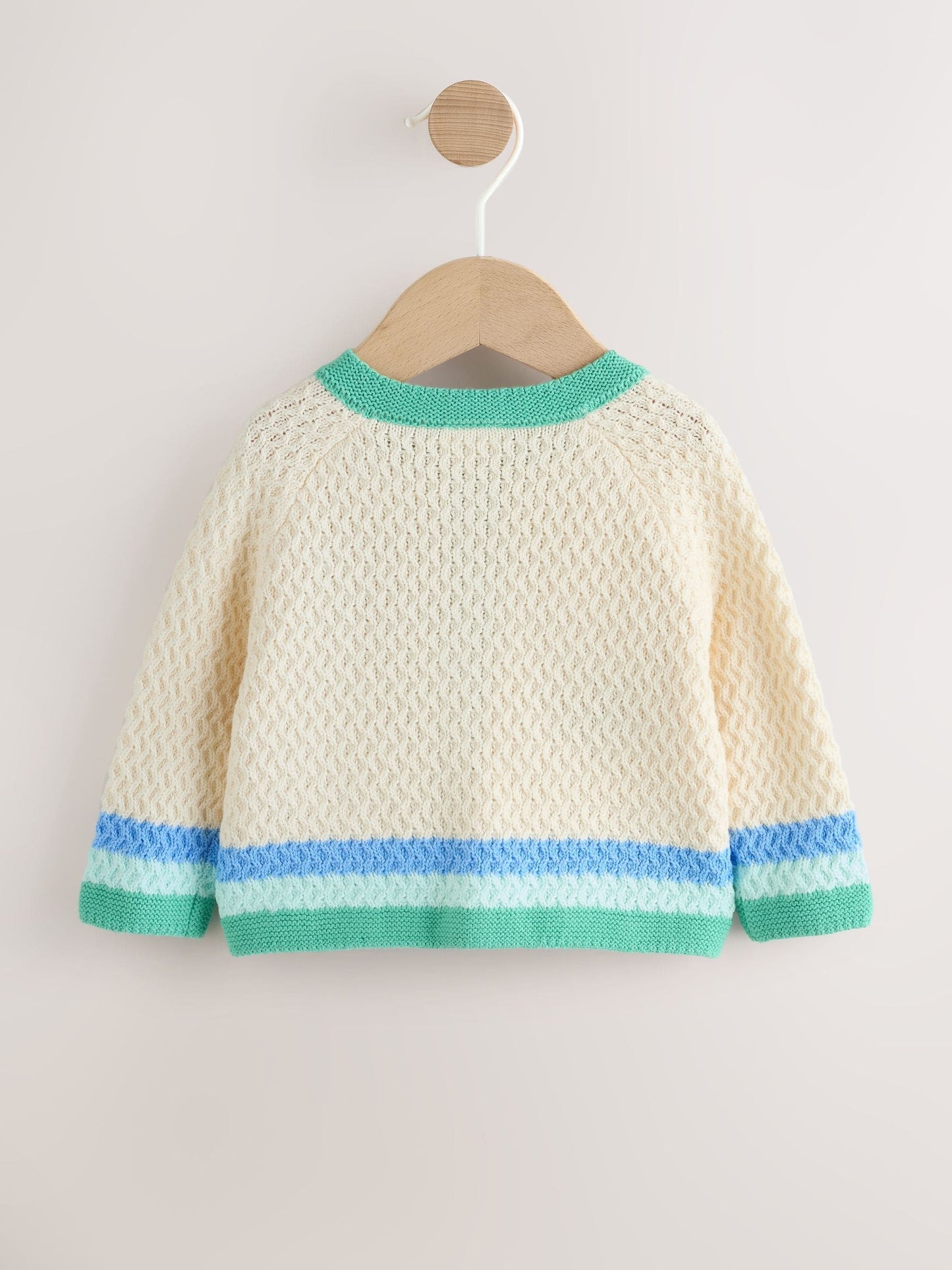Dsiney Kidz - Multi Pastel Crochet Animal Knitted Baby Cardigan (0mths-2yrs) image 2