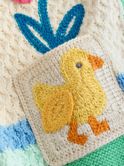 Dsiney Kidz - Multi Pastel Crochet Animal Knitted Baby Cardigan (0mths-2yrs) image 6