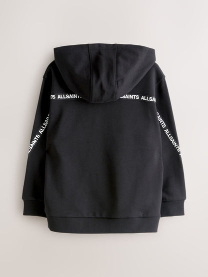 Dsiney Kidz - smALLSAINTS Black Logo Tape Oversized Pullover Hoodie image 6