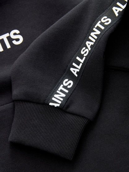 Dsiney Kidz - smALLSAINTS Black Logo Tape Oversized Pullover Hoodie image 8