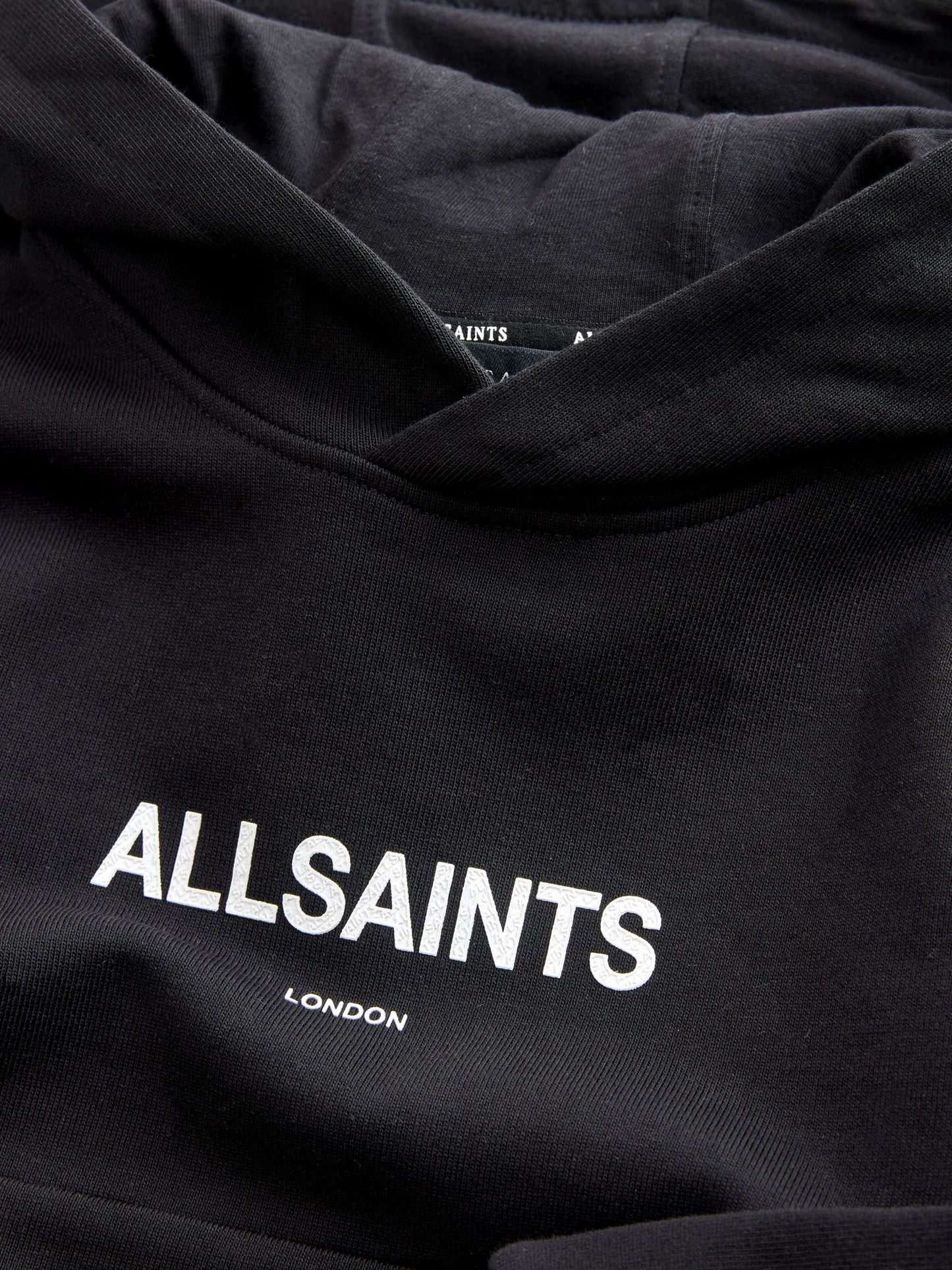 Dsiney Kidz - smALLSAINTS Black Logo Tape Oversized Pullover Hoodie image 9